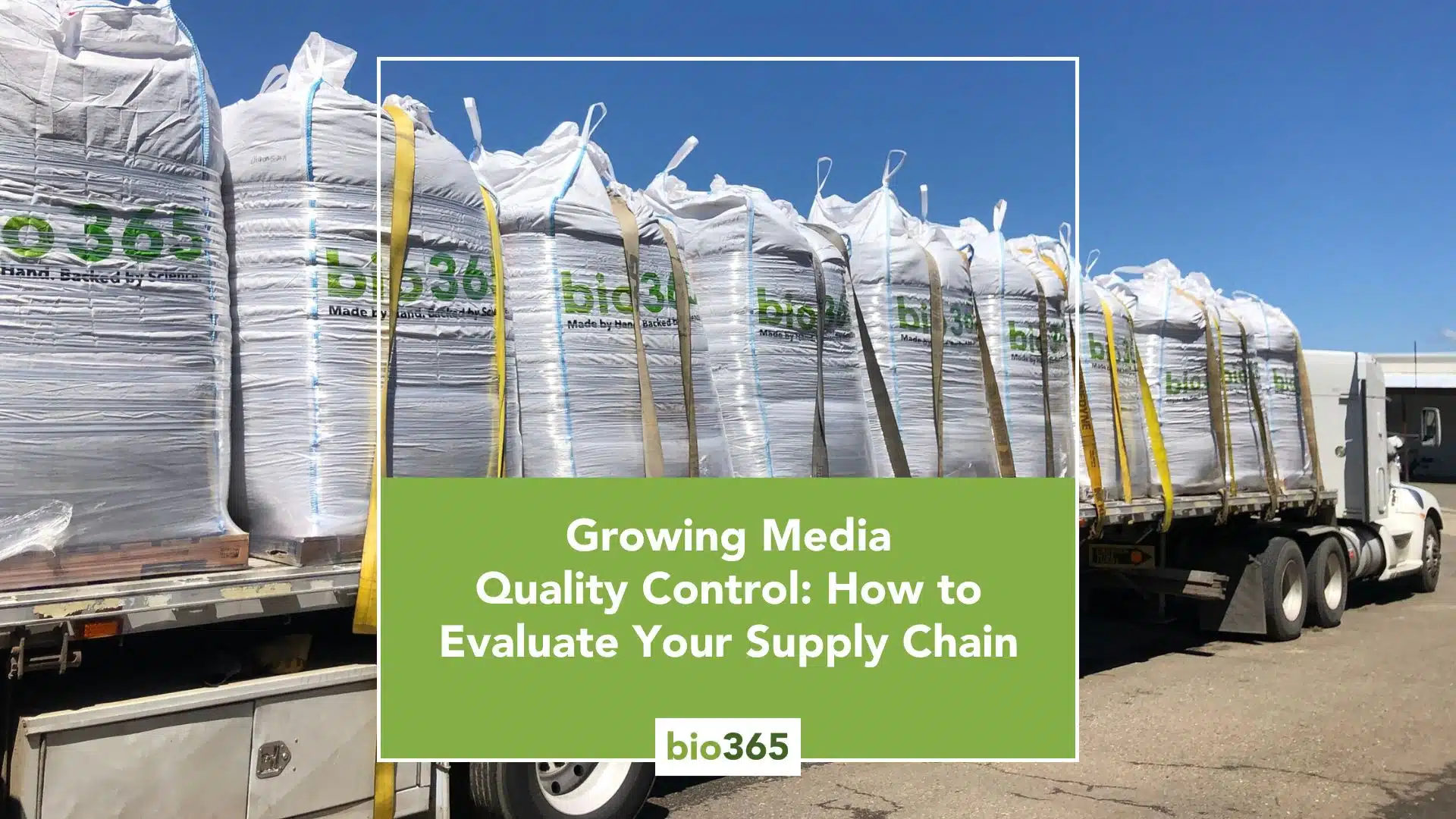 Growing Media Quality Control: How to Evaluate Your Supply Chain